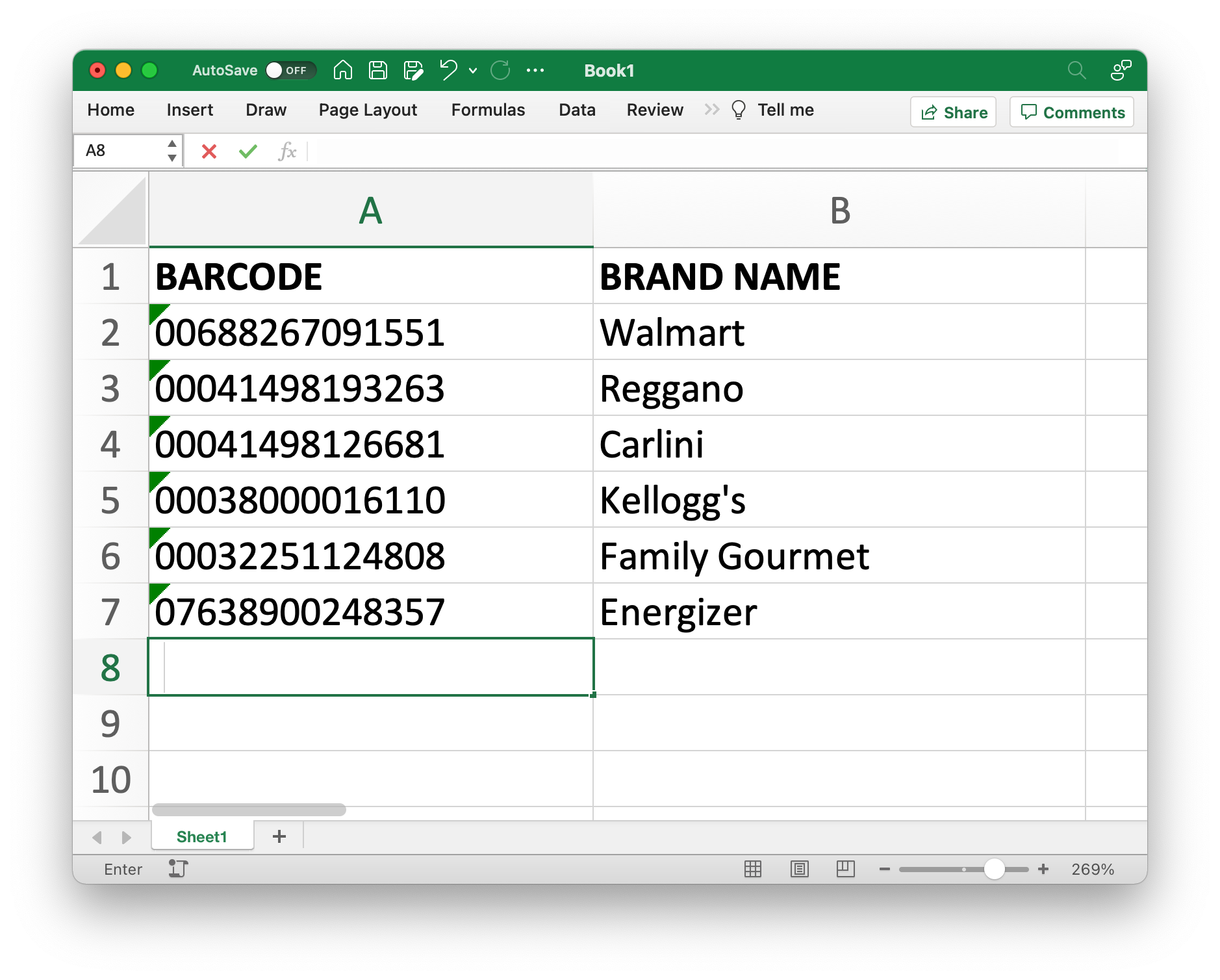 barcode lookup